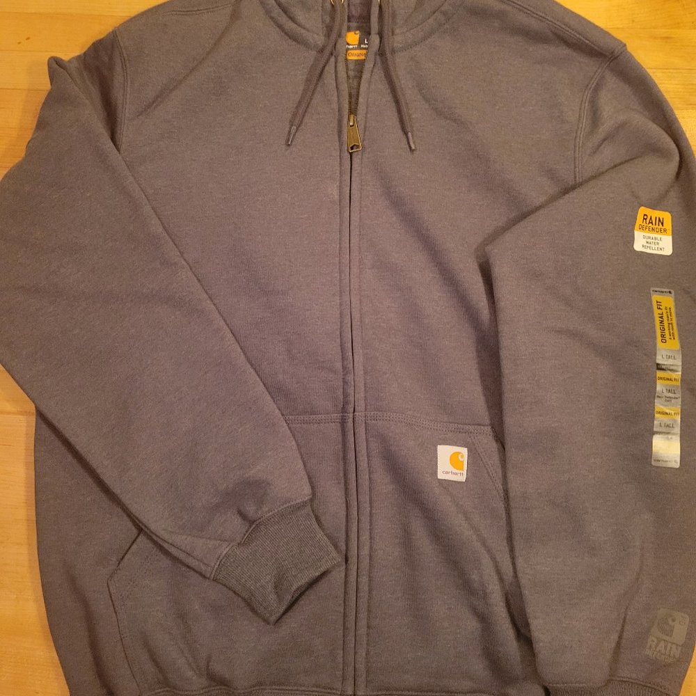 NWT Carhartt Men's Thermal Lined Hooded Zip Front Sweatshirt
